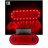 Cumpara ieftin Lampa Gabarit 20 LED-uri, cu Suport, Rosie, Forma Ovala, 12-24V