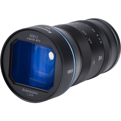 Obiectiv Sirui 24mm F/2.8 Anamorphic 1.33x pentru FujiFilm FX-Mount