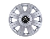 Cumpara ieftin Set 4 capace roti Cosmos cromat R15, pentru gama auto Citroen, Autohelix MSA
