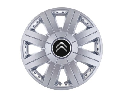 Set 4 capace roti Cosmos cromat R16 pentru gama auto Citroen foto