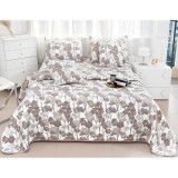 Cumpara ieftin Set Cuvertura de Pat din Bumbac cu In, 5 Piese - PIT390