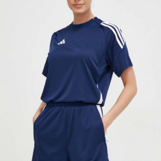 adidas Performance costum de antrenament Tiro 24 culoarea bleumarin, cu decolteu rotund IR9345