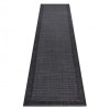 Covor, traversa TIMO 5979 sisal exterior cadru negru, 80x200 cm