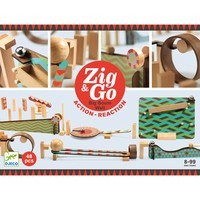 Zig Go Djeco, set de constructie trasee, 48 piese foto