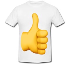 Tricou &amp;quot; Like galben &amp;quot; foto