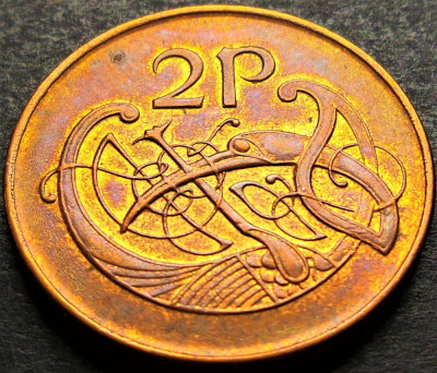 Moneda 2 PENCE - IRLANDA, anul 1995 *cod 1844 - MODEL MARE foto