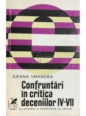 Ileana Vrancea - Confruntari in critica deceniilor IV-VII (Editia: 1975) foto