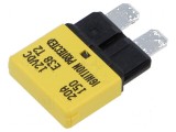 Siguranţă termică 20A 14VDC auto 20,5mm E38