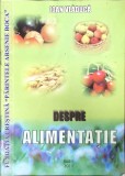 Despre Alimentatie - Ioan Vladuca, Babel 2011, Carte de Bucate, 64 pagini
