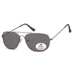 Ochelari de soare polarizati unisex Montana Eyewear MP93, gunmetal, smoke lenses