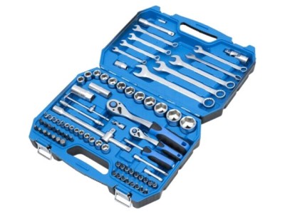 Set chei 6-puncte tubulară combinată H&amp;Ouml;GERT TECHNIK 85 buc. foto