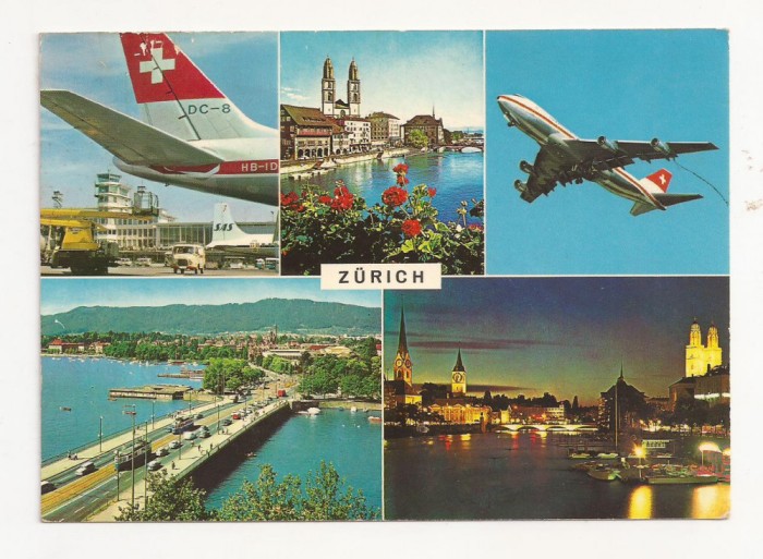AM4 - Carte Postala - ELVETIA - Zurich, circulata 1979