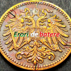 Moneda istorica 1 HELLER - AUSTRO-UNGARIA / AUSTRIA, anul 1903 *cod 1034 = ERORI