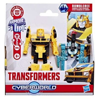 TRANSFORMERS CYBERWORLD ROBOT BUMBLEBEE BLINDAT TRANSFORMABIL foto