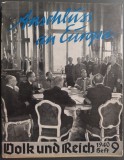 VOLK UND REICH: POLITISCHE MONATSHEFTE 16 Jahrgang 1940 / Heft 9 (LB GERMANA)