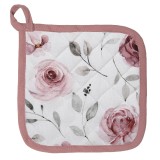 Cumpara ieftin Servet termic bucatarie bumbac multicolor Rose 20x20 cm