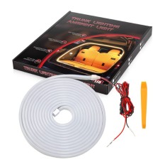 Banda LED Portbagaj Auto 4M, Pornire automata, Flexibila , Iluminare Alb Rece 12V, BZRSH