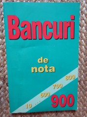 BANCURI DE NOTA 900 foto