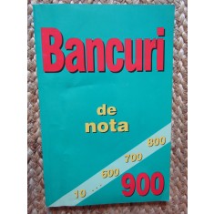 BANCURI DE NOTA 900