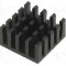 Radiator extrudat, aluminiu, 33mm x 33mm, neagra, FISCHER ELEKTRONIK - ICK BGA 33 X 33 X 10