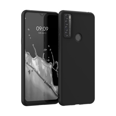 Husa pentru TCL 20 SE (2021), Silicon, Negru, 55693.47 foto