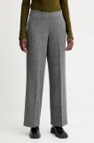 Marc O&#039;Polo pantaloni culoarea gri, drept, high waist, M09304419053