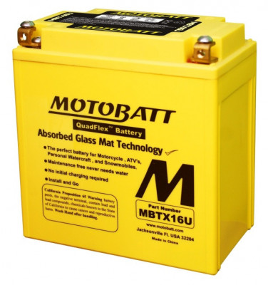 Baterie Moto Motobatt 19Ah 250A 12V MBTX16U foto