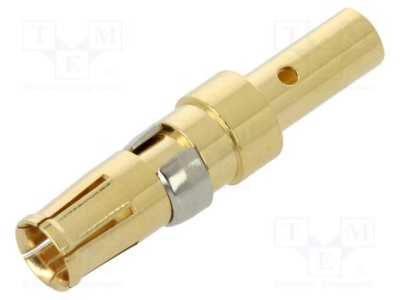 Pin mamă cupru aurit 14AWG&amp;divide;12AWG crimpat 20A CONEC foto