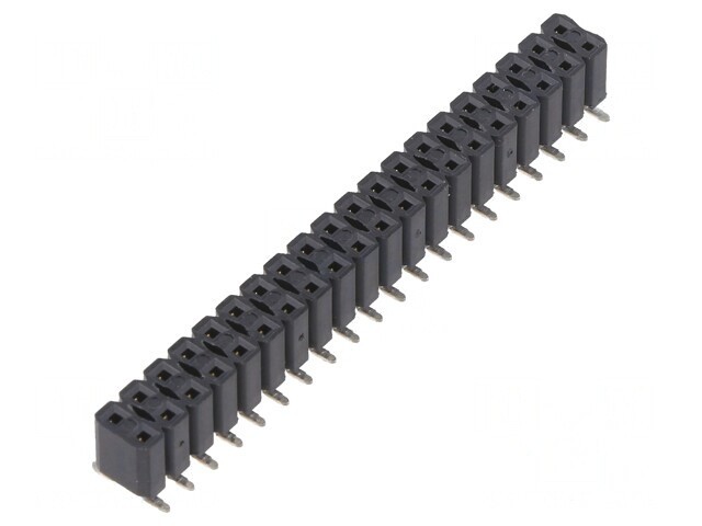 Soclu pini mamă 40 pini drept SMT 2,54mm 2x20 5,5mm