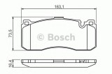 Set placute frana,frana disc BMW Seria 1 (E81) (2006 - 2012) BOSCH 0 986 494 428