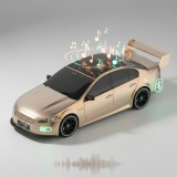 Cumpara ieftin Boxa Bluetooth Portabilă J-iPOK P338T &ndash; Design Mașină Sport, LED, FM, 10W &ndash; Auriu