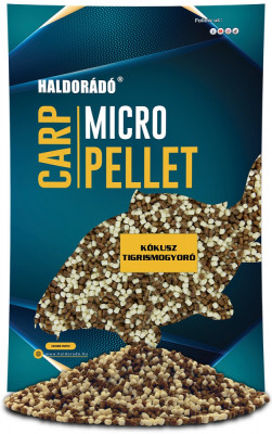 Haldorado - Carp Micro Pelete 600g, 3mm - Cocos + Alune tigrate foto