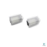 Cumpara ieftin Set 2 Lampi LED Iluminare Usi Mercedes W204 W205 W212 W213 W166 X166 X205 W176 W246 Alb Rece 6000K 5W Plug&amp;Play