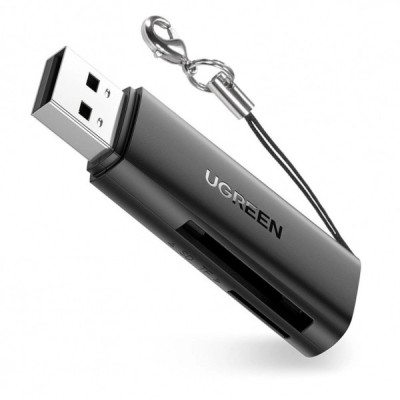 Cititor Card USB 3.0 UGREEN CM264, SD - microSD, Negru foto