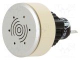 Semnalizator acustic EAO 14, 24V DC, buzer, &Oslash;30,5mm montare