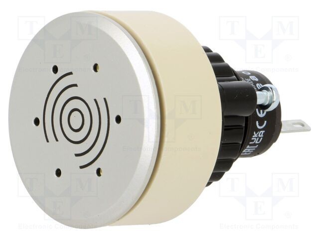 Semnalizator acustic EAO 14, 24V DC, buzer, &Oslash;30,5mm montare