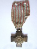 Franța medalia Crucea Combatantului WWI cu panglica originală