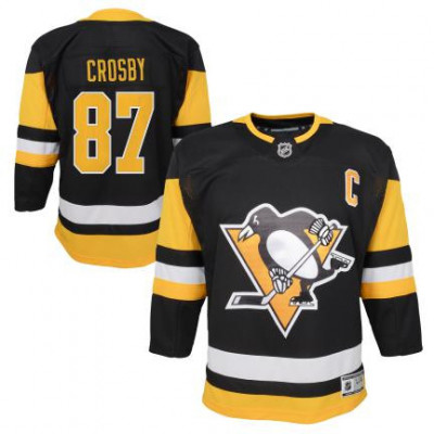 Pittsburgh Penguins tricou de hochei pentru copii Sidney Crosby Premier Home - L/XL foto