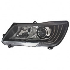 Far Skoda Superb (3t), 06.2013-07.2015, fata, Stanga, xenon; cu lumini pentru curbe; cu LED daytime running light; D3S+H7+LED; electric; fara ballast