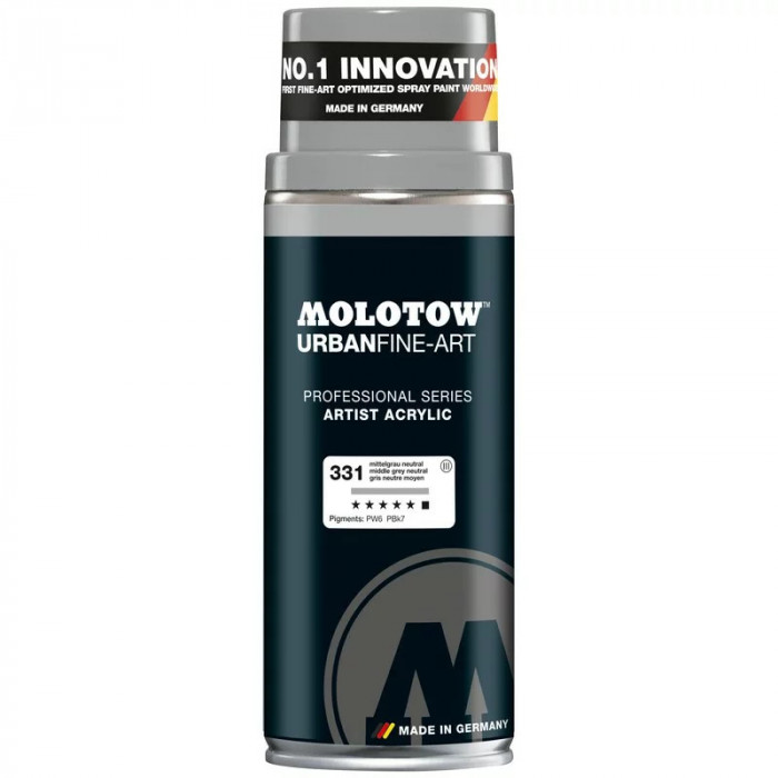 Spray Molotow Urban Fine-Art Artist Acrylic Middle Grey Neutral