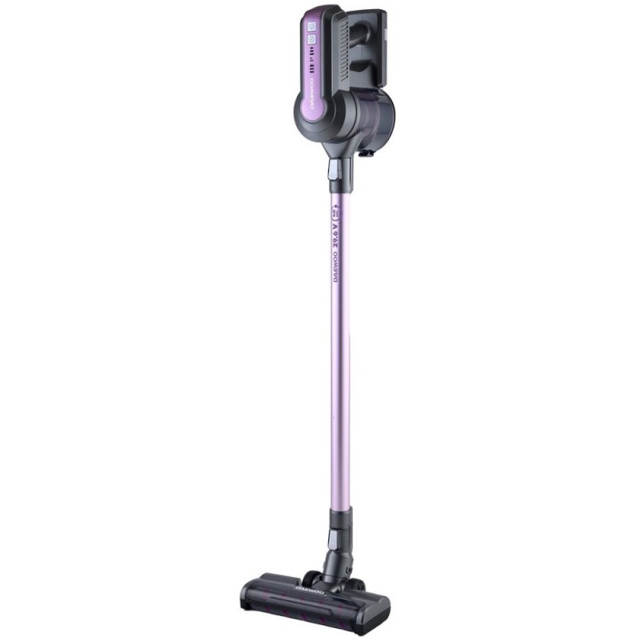 Aspirator Daewoo vertical RSH-410GP-1, putere 300W, putere de aspirare 100W, filtru HEPA, baterie Litiu-Ion 29.6 volti, autonomie func. 40 min., contr