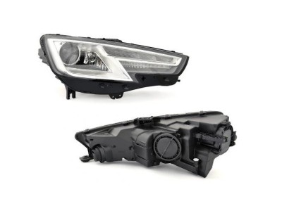 Far AUDI A4/S4 (B9), 11.2015-07.2019, TYC, fata, partea dreapta, bi-xenon; cu &amp;amp;#39;lumina de zi&amp;amp;#39; tip LED; D5S+H8+PWY24W; electric; fara bec desca foto