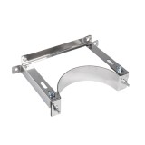 Colier ranforsare, inox, pentru cos de fum izolat, Versia Lux, D 260 mm