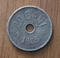 20 bani 1905, Romania, uzata foto