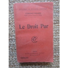 Le droit pur - Edmond Picard