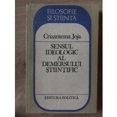 Sensul ideologic al demersului stiintific- Crizantema Joja