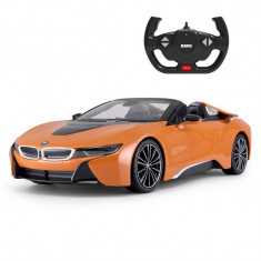 MASINA CU TELECOMANDA BMW I8 PORTOCALIE SCARA 1 LA 12 SuperHeroes ToysZone foto