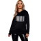 Hanorac dama negru - Priceless - L