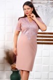 Rochie de Ocazie Silvi Roze - 48Marimea, Yves