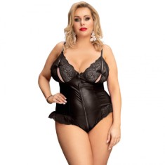 Lenjerie regina Teddy cu fermoar S/M foto